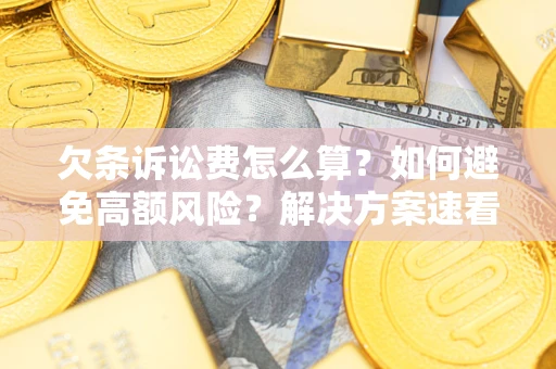 济南欠条诉讼费怎么算？如何避免高额风险？解决方案速看！