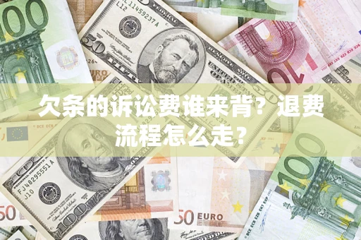 济南欠条的诉讼费谁来背？退费流程怎么走？